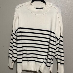 Striped Black and White Sweater